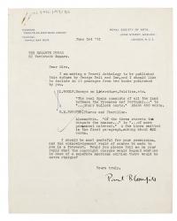 Image of typescript letter from Royal Society of Arts to the The Hogarth Press (03/06/1931)  page 1 of 1