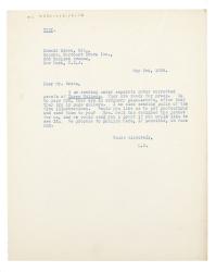 Image of typescript letter from Leonard Woolf to Donald Brace (03/05/1938) page 1 of 1