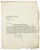 Image of a Letter from Leonard Woolf at The Hogarth Press to Georgette Camille (17/10/1929)