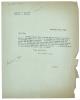 Image of typescript letter from The Hogarth Press to authors Raymond Mortimer and John Hoyland (13/02/1936) page 1 of 1