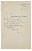 Image of handwritten letter from Edward Upward to John F. Lehmann (02/08/1944) page 1 of 1