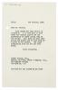 Image of typescript letter from Leonard Woolf to Robert Giroux (09/01/1950) page 1 of 1