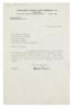 Image of typescript letter from Harcourt Brace and Company Inc to Leonard Woolf (12/03/1923) page 1 of 1